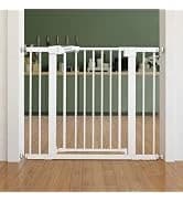 Dog Gate with Adjustable Cat Door — collection imagery
