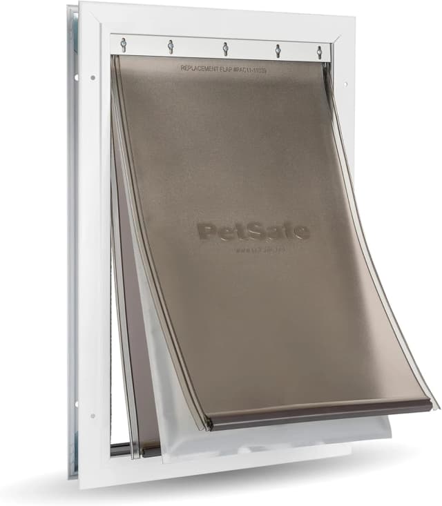 Extreme Weather Aluminum Dog Door — 3-Flap Insulated
