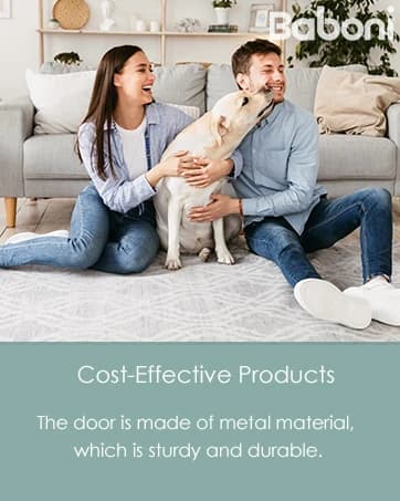 Pet Door for Wall,3-Flap — Steel Frame and Telescoping Tunnel — collection imagery