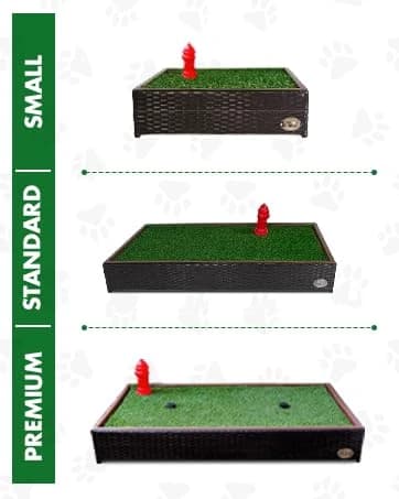 Standard Dog Grass Pad - Indoor Dog Potty with Artificial Grass and Self-Draining Tray - Reusable Dog Potty for โ collection imagery