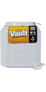 Vittles Vault Airtight Pet Food Storage Container + Scoop — Fits Up to 50lbs — product details
