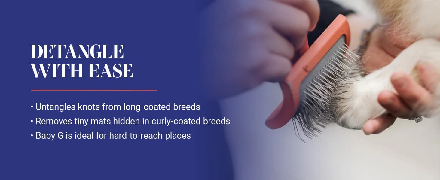 Big G Dog Slicker Brush for Dogs (Goldendoodles — product details