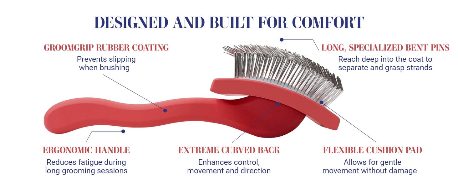 Big G Dog Slicker Brush for Dogs (Goldendoodles — product details