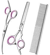 Professional 5 in 1 Dog Grooming Scissors Set with Safety Round Tips — collection imagery