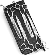 Professional 5 in 1 Dog Grooming Scissors Set with Safety Round Tips — collection imagery