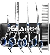Professional 5 in 1 Dog Grooming Scissors Set with Safety Round Tips — collection imagery
