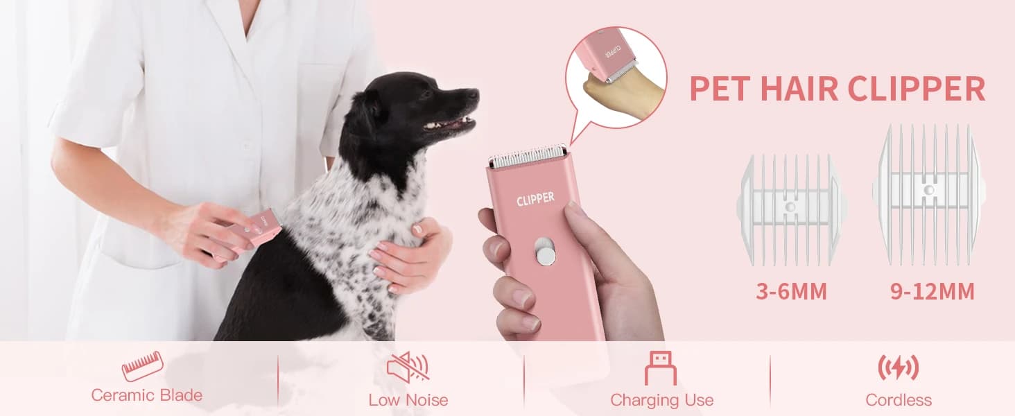 Dog and Cat Home Hair Waterproof Clipper Portable Pet Shaver — product details