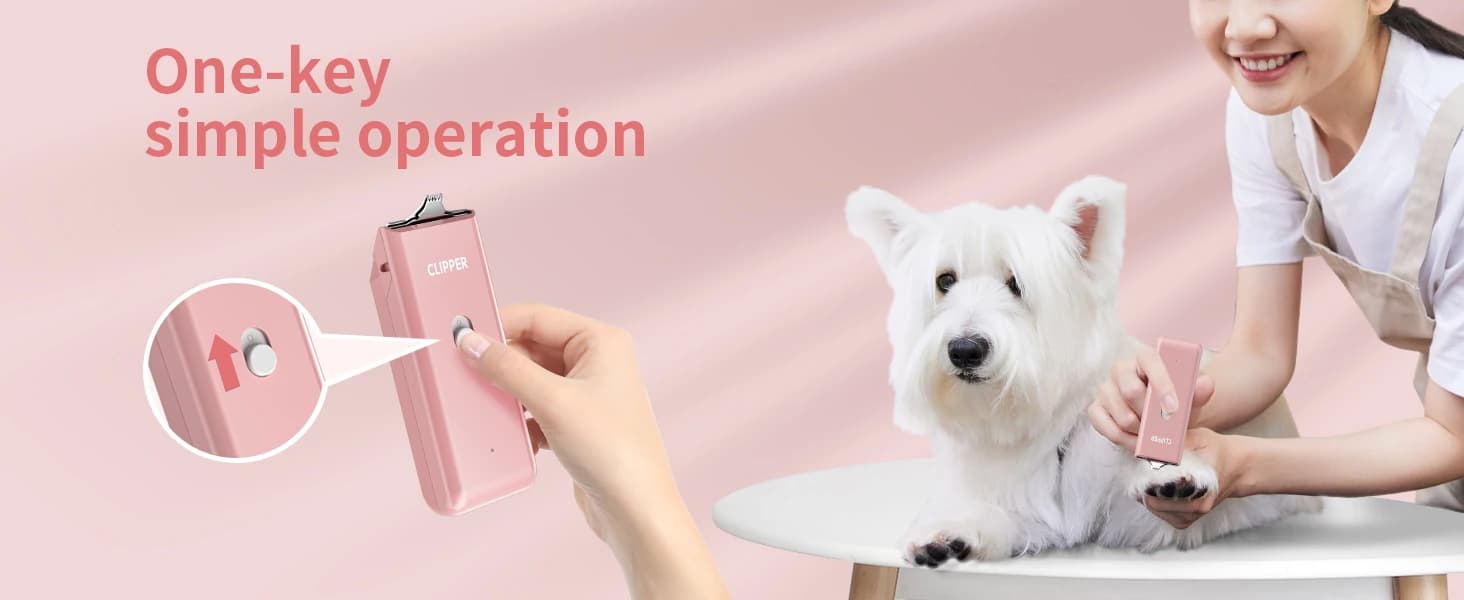 Dog and Cat Home Hair Waterproof Clipper Portable Pet Shaver — collection imagery