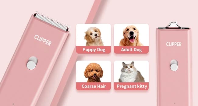 Dog and Cat Home Hair Waterproof Clipper Portable Pet Shaver — product details