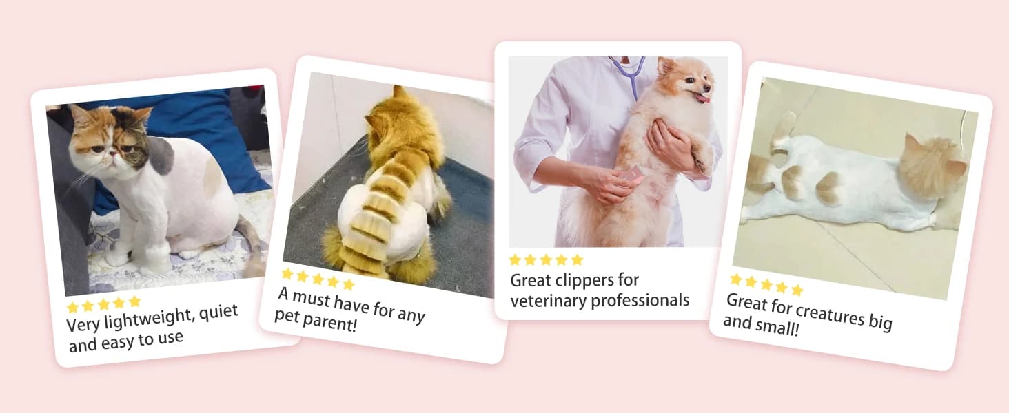Dog and Cat Home Hair Waterproof Clipper Portable Pet Shaver — product details