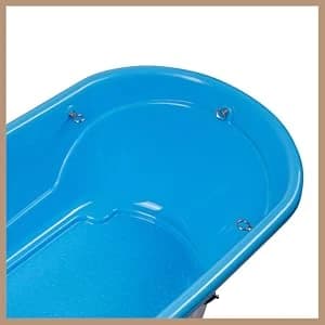 Flying Pig Pet Dog and Cat Portable Bath Tub (White — collection imagery