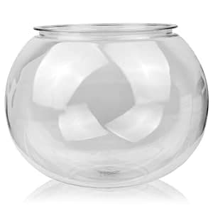 (Large Size) 3 Gallon Plastic Fish Bowl — Aquarium Fish Tank 11.5 Liters — High-Transparency PET Plastic Fish Bowls