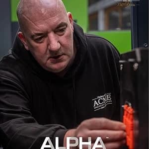 Alpha 211.5 Professional Dog Training Whistle with Enhanced Ergonomic Grip. BPA-Free Plastic. 110 dBA. Long — Proudly made in the UK