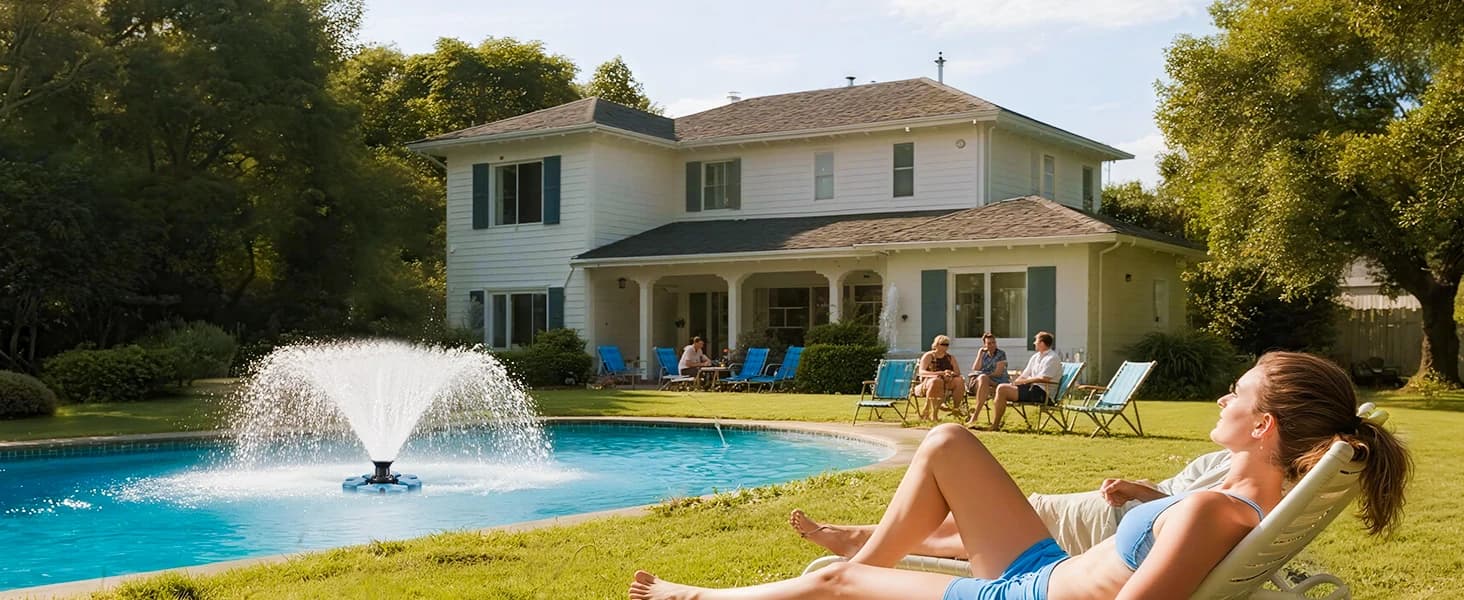 Pond Fountain Aerator — 1HP 110V 15000 GPH Fountain Pump — collection imagery