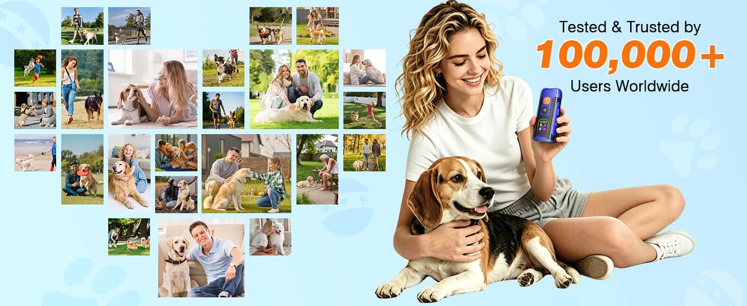 Dog Bark Deterrent Devices, Anti Barking Device for Dogs – Dual Ultrasonic (Fixed 25 kHz/Adaptive 20-30 kHz) — product details