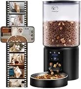 Automatic Cat Feeder with 2K Camera: 5G WiFi Automatic Dog Feeder with Night Vision — collection imagery