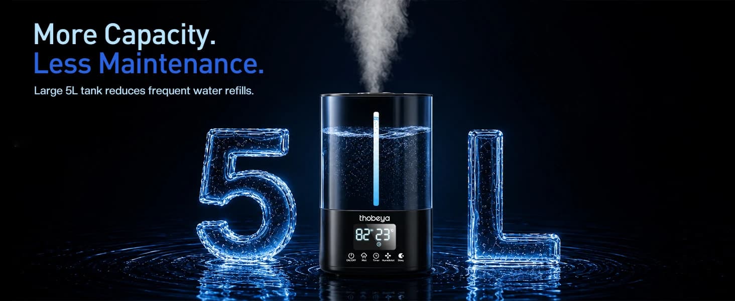 1.32 Gal / 5L Reptile Fogger Humidifier with Dual Hose — product details