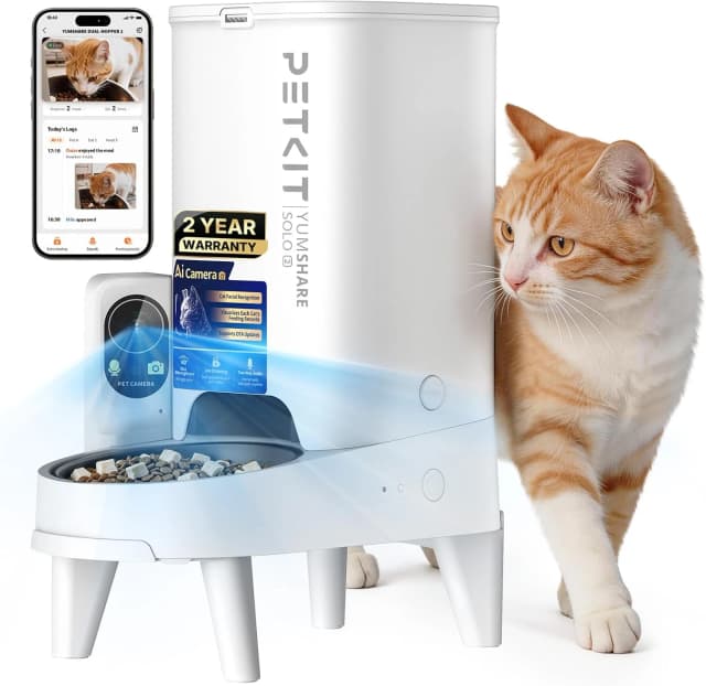 Upgraded Multi-Cat Recognition Automatic Cat Feeder with Camera