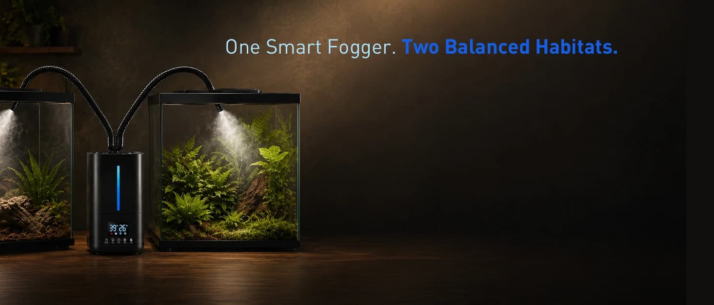 1.32 Gal / 5L Reptile Fogger Humidifier with Dual Hose — collection imagery