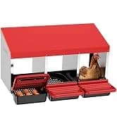 Chick Brooder Heater with Anti-Roost Cone and Constant Temp Red 12" x 12" — collection imagery