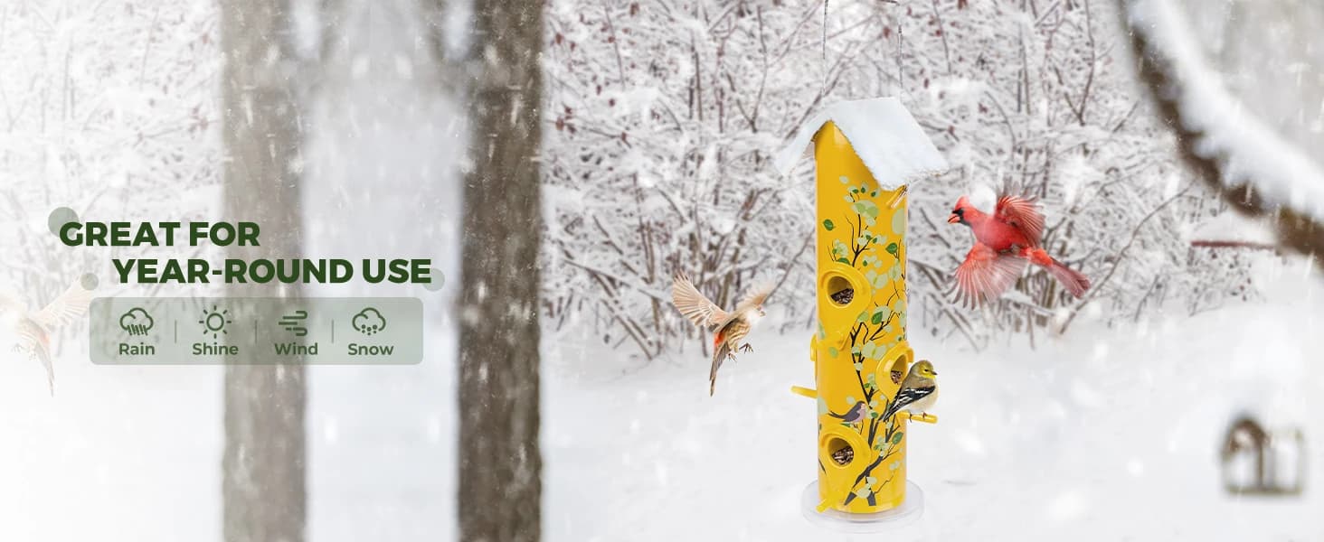 Metal Bird Feeders for Outdoors Hanging — collection imagery