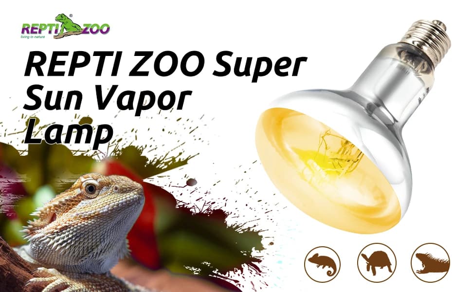 Full Spectrum UVA + UVB Sun Lamp Self-Ballasted Vapor Lamp/Bulb/Light for Reptile and Amphibian Use — product details