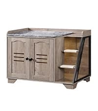 Litter Box Enclosure — Cat Litter Box Furniture with Removable Divider — collection imagery