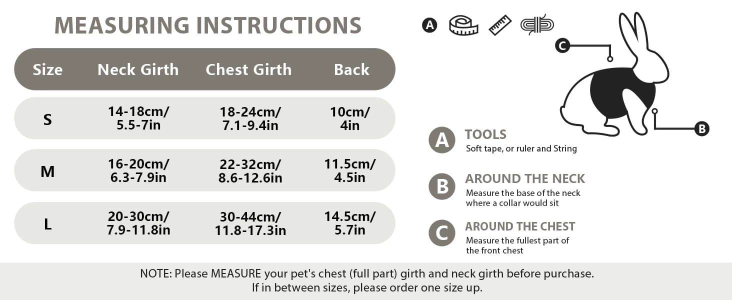 Plaid Breathable Rabbit Harness and Leash Set Escape Proof — product details