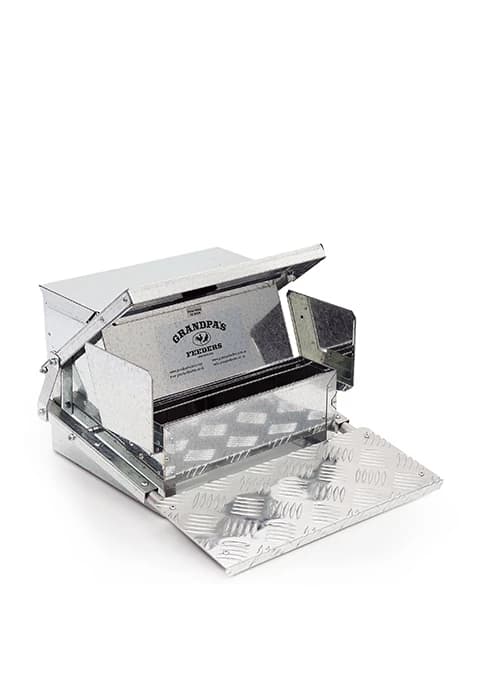 Grandpas Feeders Automatic Chicken Feeder - 20 lbs No Waste Poultry Feeder — collection imagery