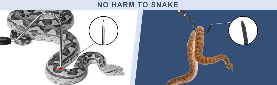 Snake Hook Heavy Duty — Snake Hook Retractable 35"-65" Catcher Hook for Rattlesnakes Ball Python Rattle Cobra — collection imagery