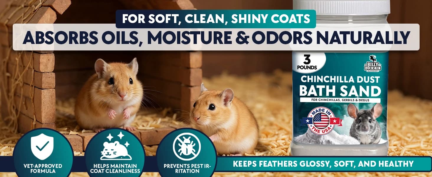 3 LB Chinchilla Dust Bath Jar — product details