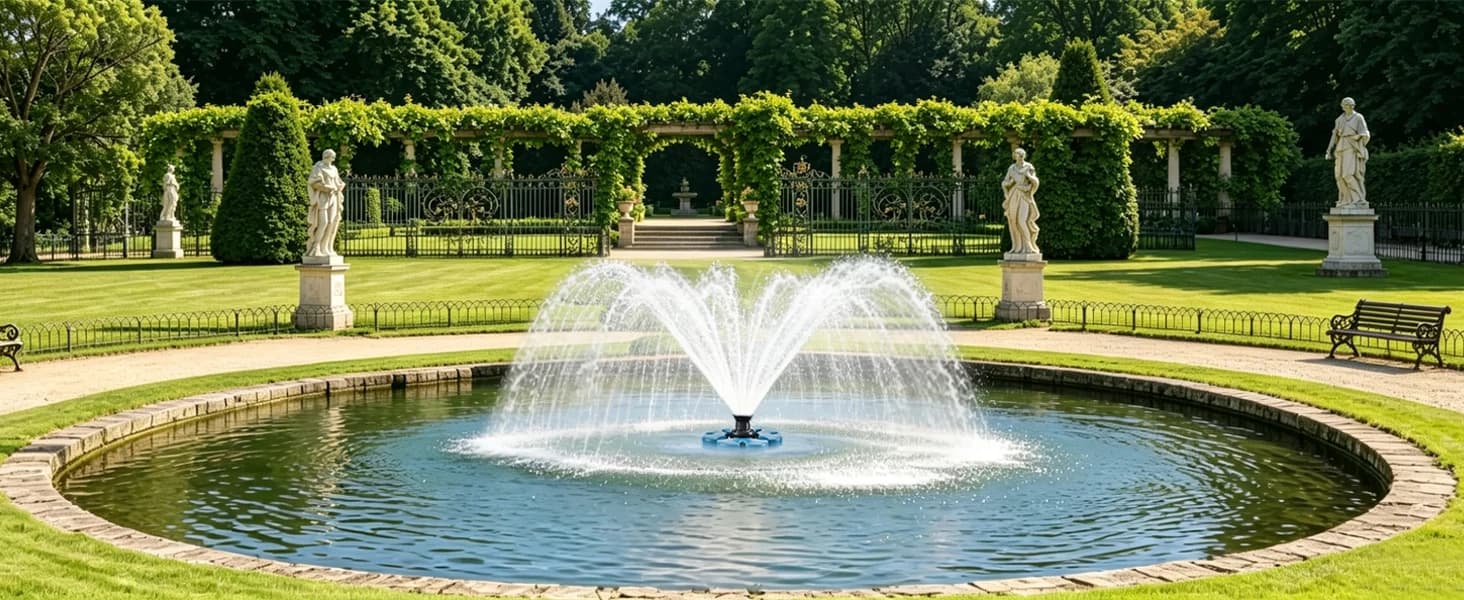Pond Fountain Aerator — 1HP 110V 15000 GPH Fountain Pump — collection imagery