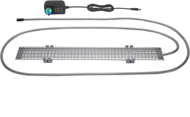 HappyBird Lighting Bird Cage Light with Chew Guard - Full Spectrum LED Pet Light - Simulates Natural