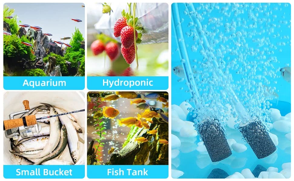 Aquarium Air Stones 1 inch 12 Pack — product details