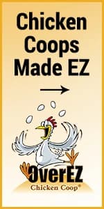 OverEZ Chicken Feeder - Holds — 50 Pounds of Feed - Inside or Outside Hen Coop - Large Gravity Fed Automatic — product details