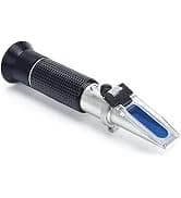 Salinity Refractometer for Seawater and Marine Fishkeeping Aquarium 0-100 PPT with Automatic Temperature — collection imagery