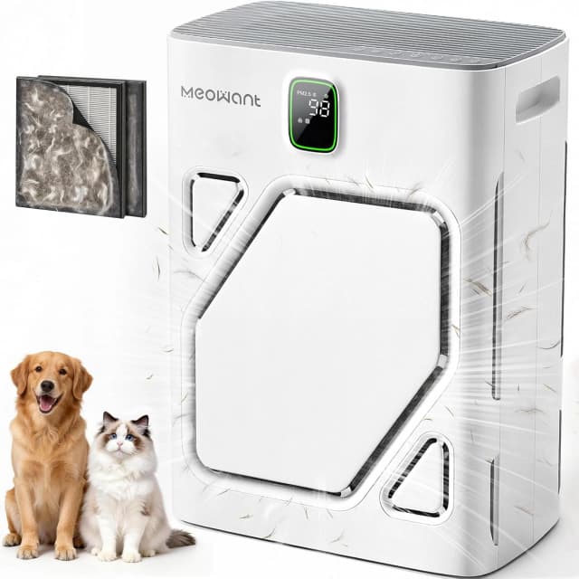 Pet Air Purifier for Home — Dual-sided Intake Air Purifier