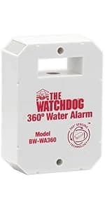 The 110 dB Water Alarm w/Detachable Sensor for Hard-to-Reach Areas (BWD-HWA) — product details