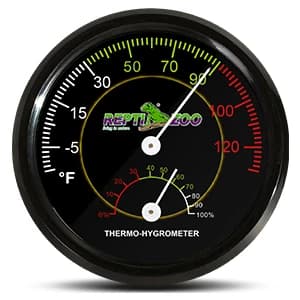 Reptile Terrarium Thermometer Hygrometer Dual Gauges Pet Rearing Box Reptile Thermometer and Humidity Gauge — collection imagery