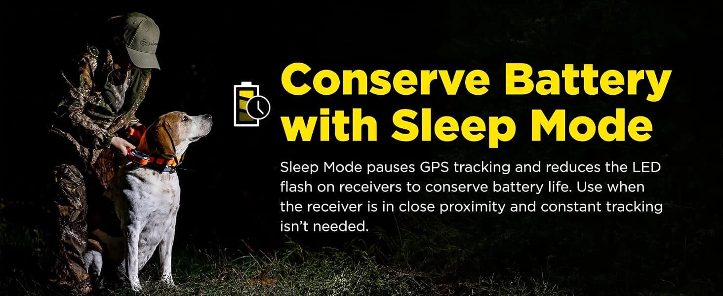 Pathfinder 2 GPS Dog Tracker e Collar 9 Mile Long Range LED Light No Monthly fees Free App Waterproof — collection imagery