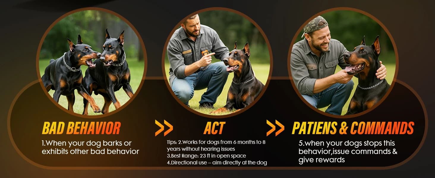 Dog Bark Deterrent Device — 3X Ultrasonic Anti Barking Devices — product details