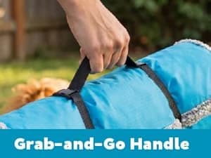 On-The-Go Travel Dog Bed — Portable Roll-Up Mat with Buckle — Comfort Wherever You Land