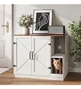 Litter Box Enclosure — Cat Litter Box Furniture with Removable Divider — collection imagery