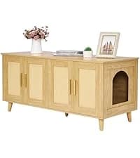 31.5" L Cat Litter Box Enclosure with Barn Door — collection imagery