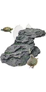 Turtle Basking Platform Baby Tortoise Climbing Ramp Shale Reptiles Dock Resting Terrace Stone Aquarium Ornament — product details