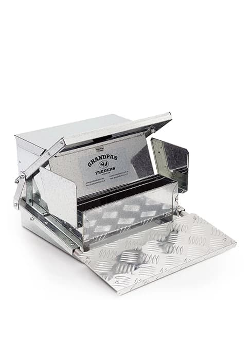 Grandpas Feeders Automatic Chicken Feeder - 20 lbs No Waste Poultry Feeder — collection imagery