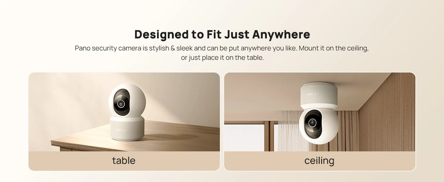 Pano 4K UHD Indoor Camera — Pet/Dog Security Camera with Phone App — collection imagery
