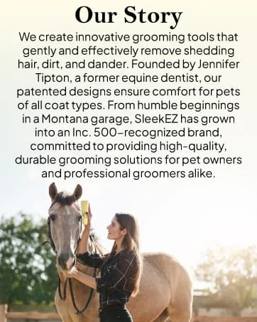 10 Inch Horse Brush – Horse Shedding Blade Made in USA - Removes Loose Hair and Undercoat - Deshedding Tool for — collection imagery