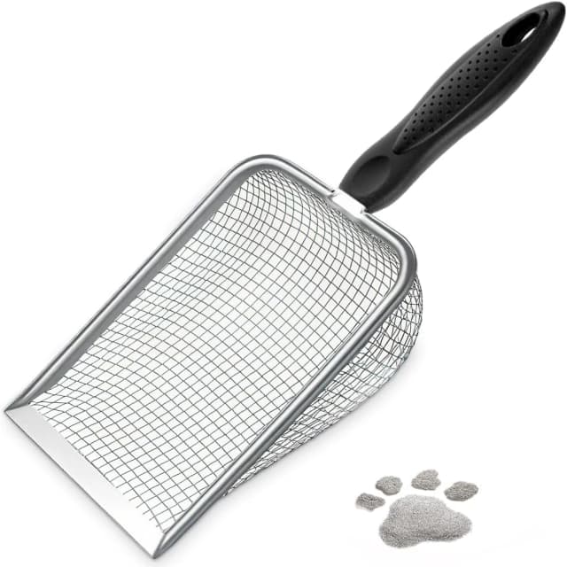 Cat Litter Scoop — Sturdy Litter Cleaner Corner Shovel