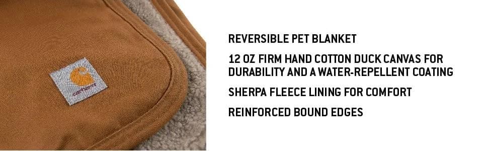 Firm Duck Sherpa-Lined Dog Throw Brown — collection imagery